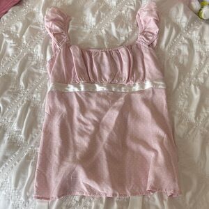 Hollister viral babydoll top